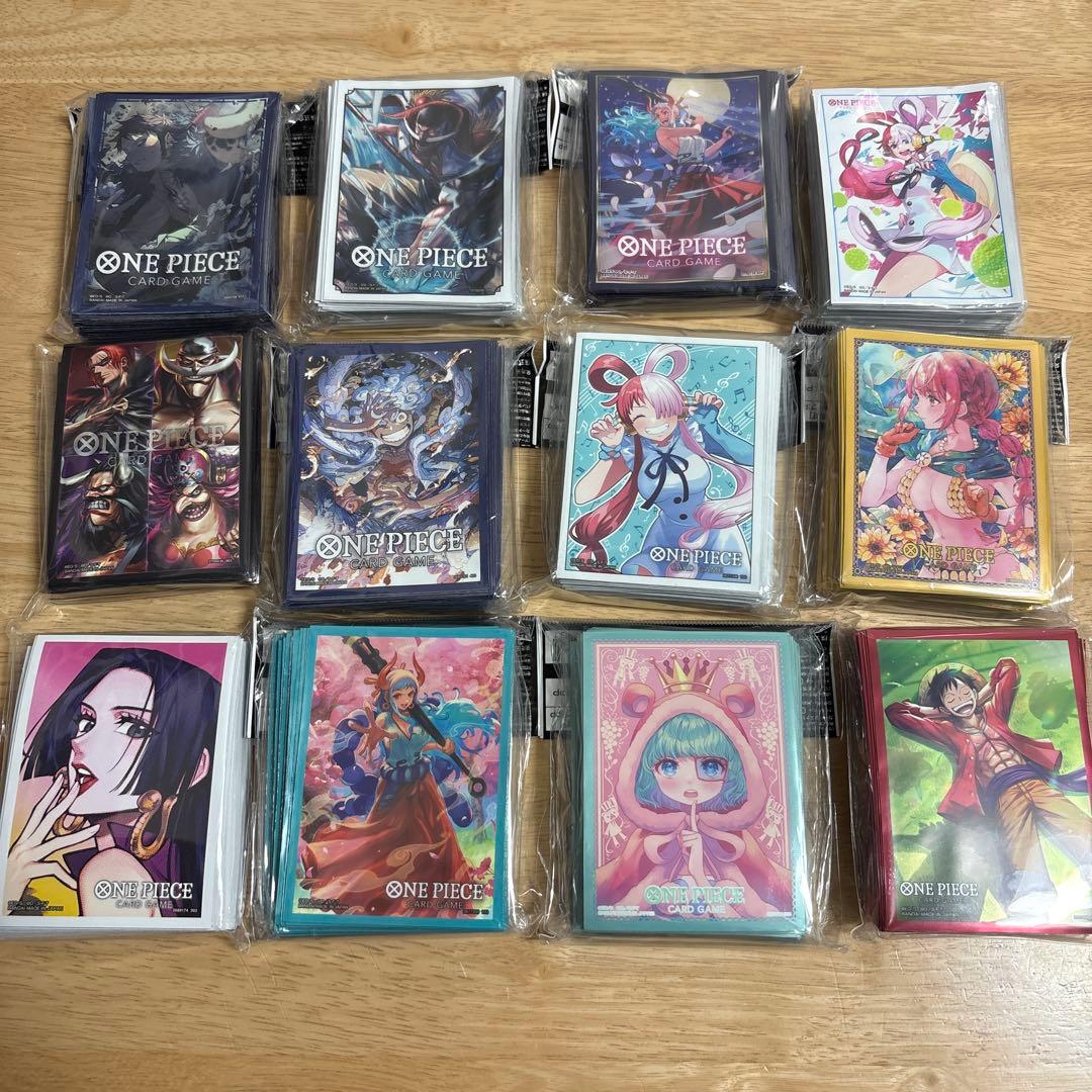 ワンピースカードゲーム　公式スリーブ　オフィシャルカードスリーブ12個まとめ売り