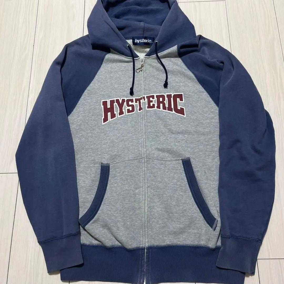 90s hysteric glamour ラグランジップパーカー