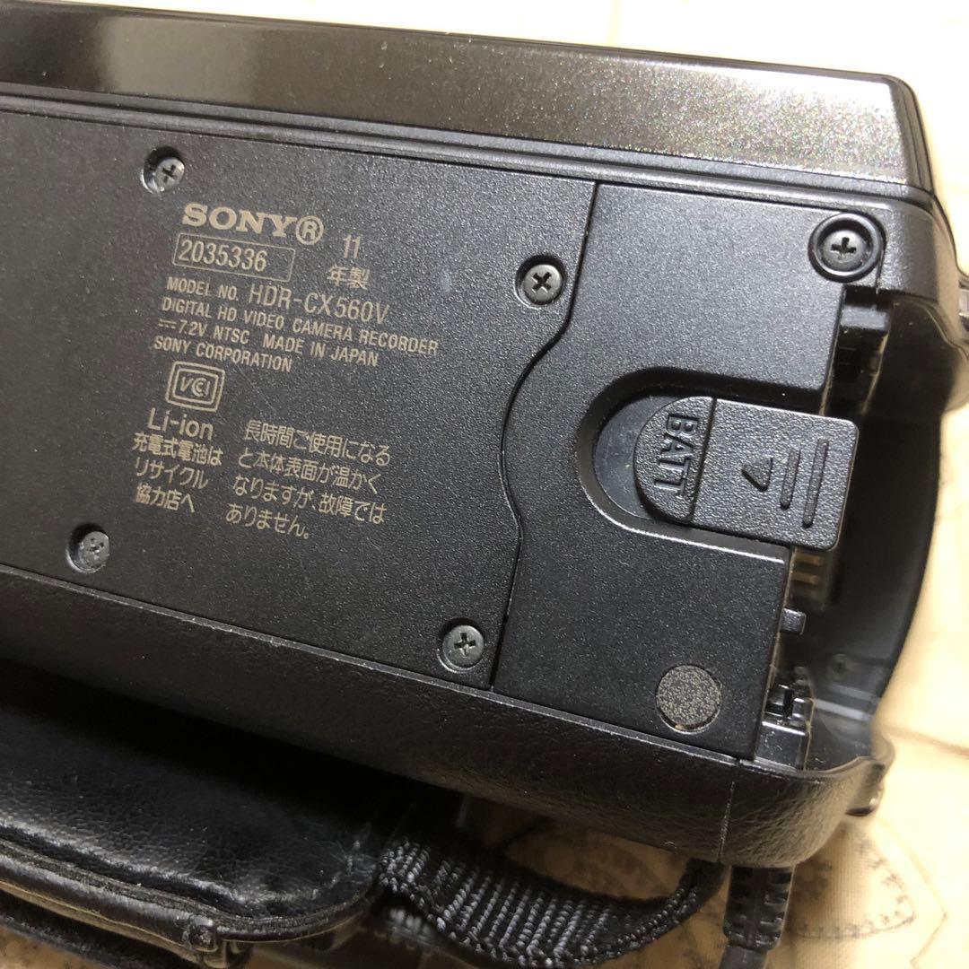 美品 SONY HDR-CX560V ナイトショット GPS搭載 ビデオカメラ