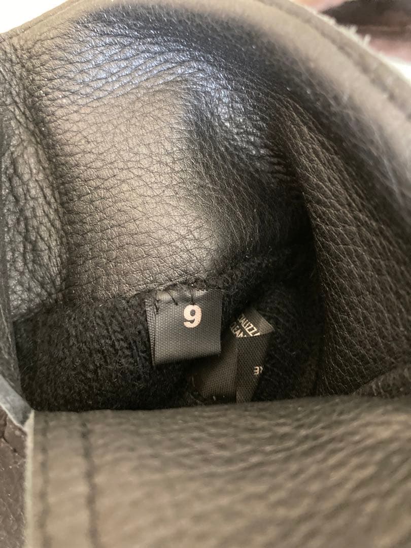 ☆美品☆ GUCCI メンズ羊革手袋ブラック バックル付き #裏地カシミア