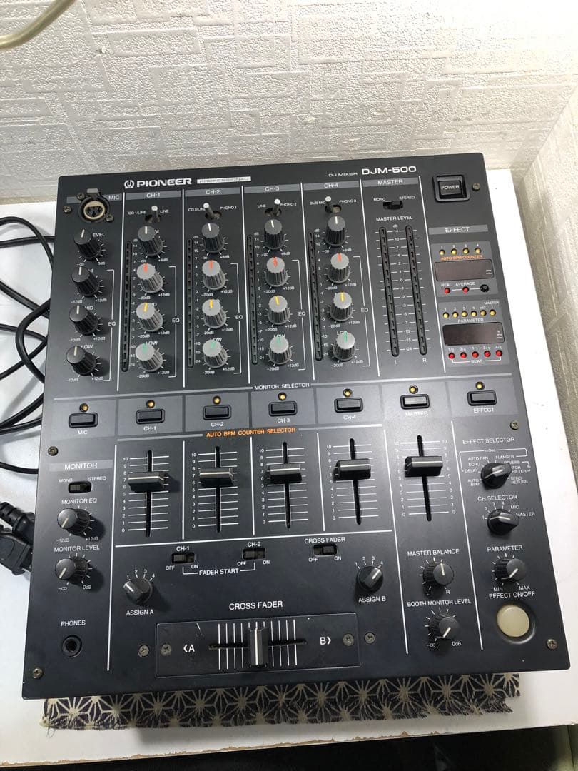 pioneer dj パイオニア　DJM-500 フェーダーメンテナンス