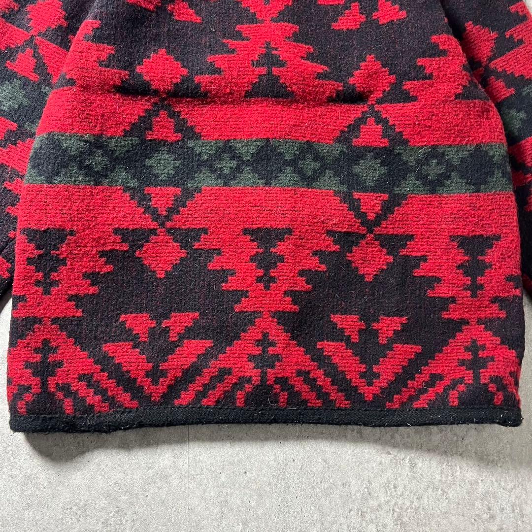 80s ウールリッチ ネイティブ柄 ウールジャケット L USA製