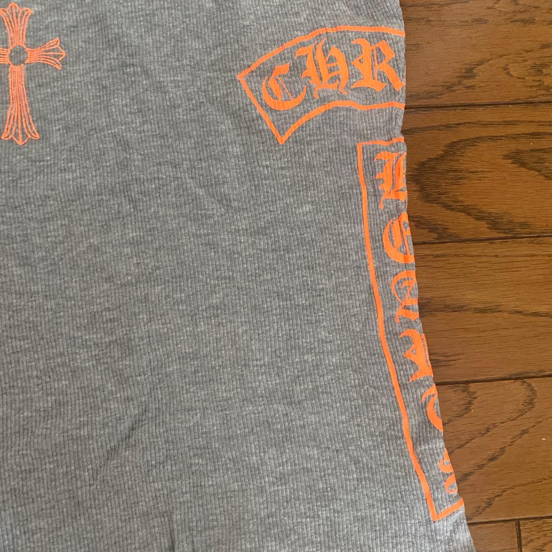 クロムハーツ 激レア　ビンテージ　正規品　蛍光オレンジ×グレー　タンクトップ