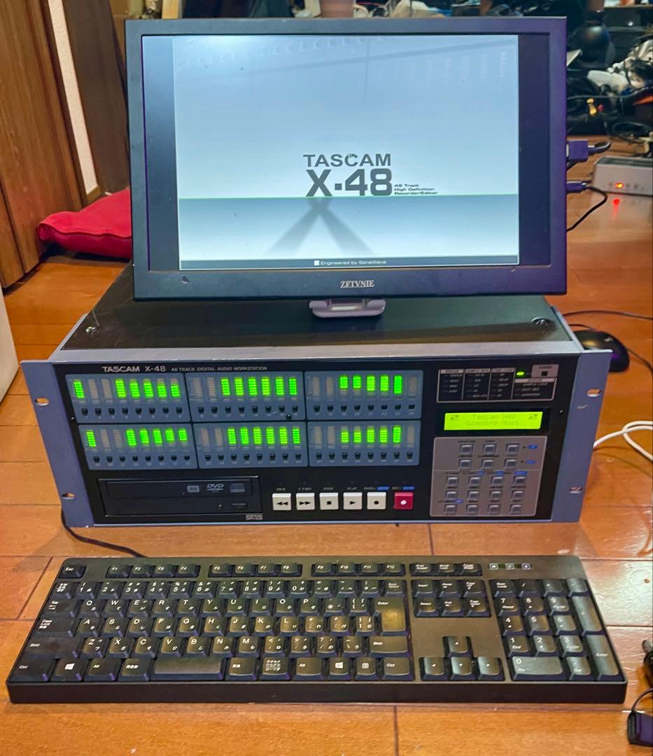 TASCAM X-48 フルI/O仕様（ADAT48ch）ワークステーション
