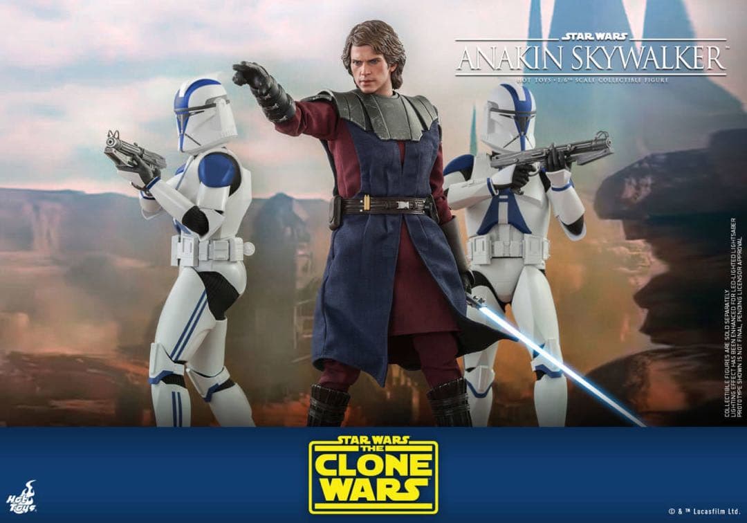 【新品未開封】ホットトイズ　スターウォーズ　アナキン クローン版