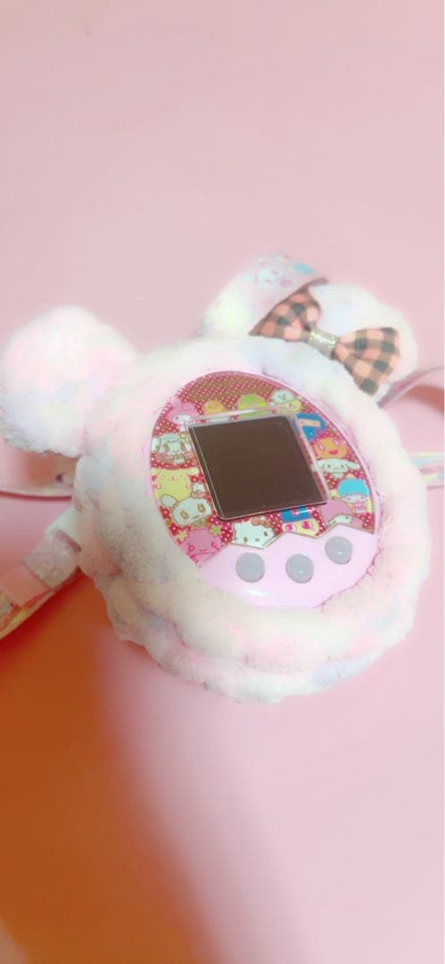 専用♡たまごっちみーつみくすサンリオみーつカバー付き 紐付きピンクトイザらス限定