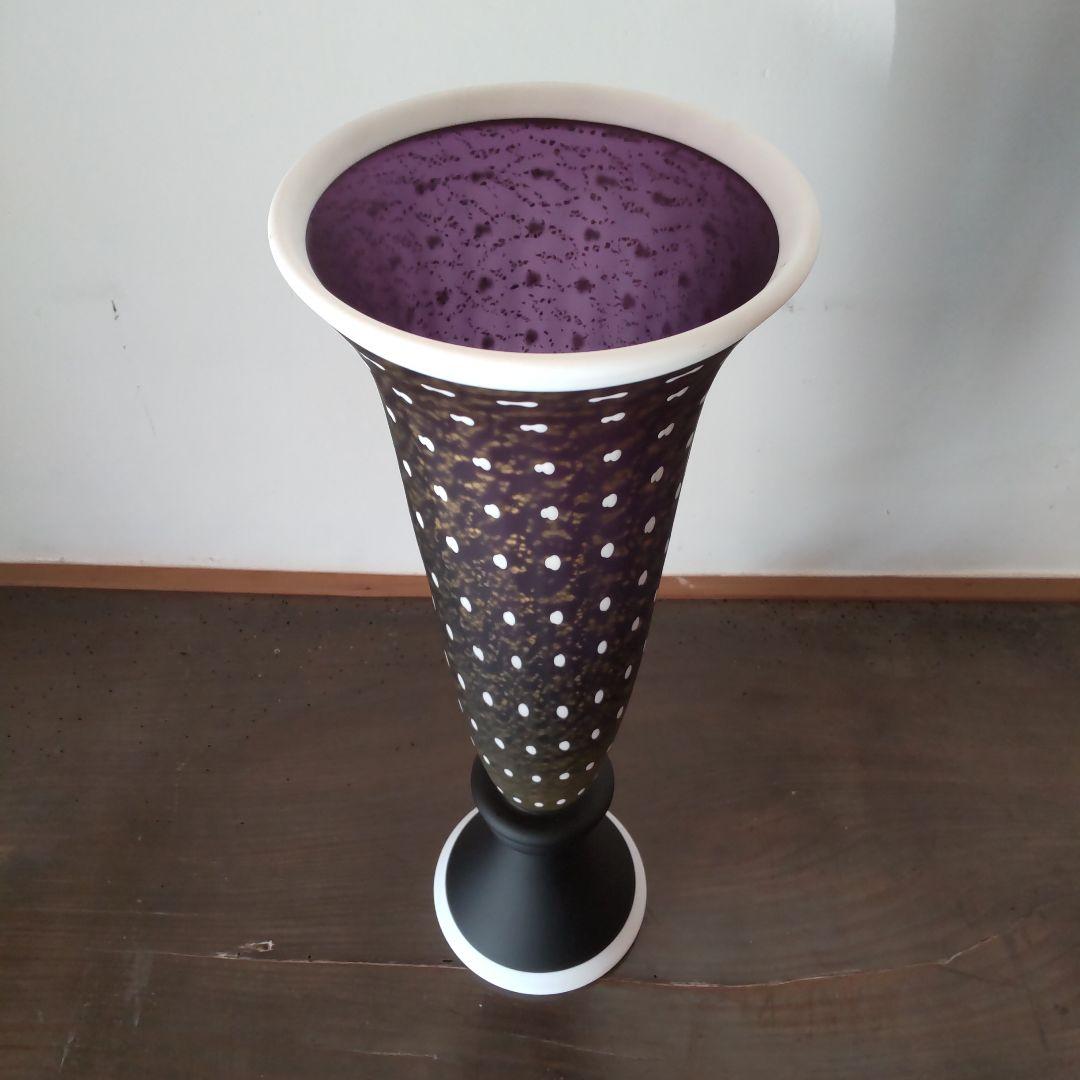 モダンデザイン　51cm　大型花器　フラワーベース　華道