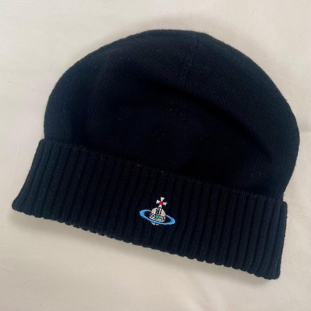 Vivienne Westwood ウール100% ニットビーニー 帽子【中古】