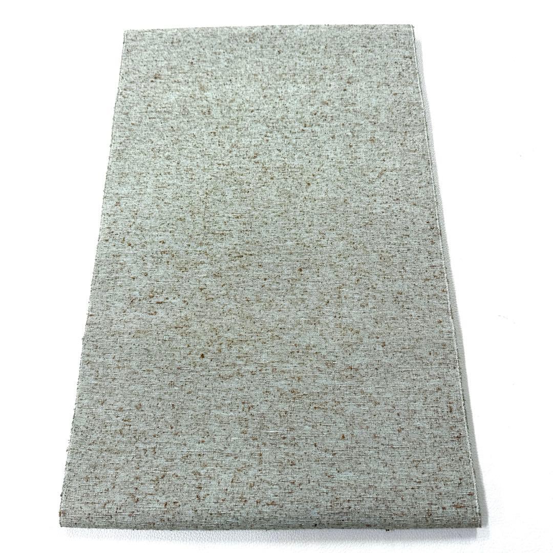 帯4578 ●高級 正絹 ぜんまい紬 名古屋帯