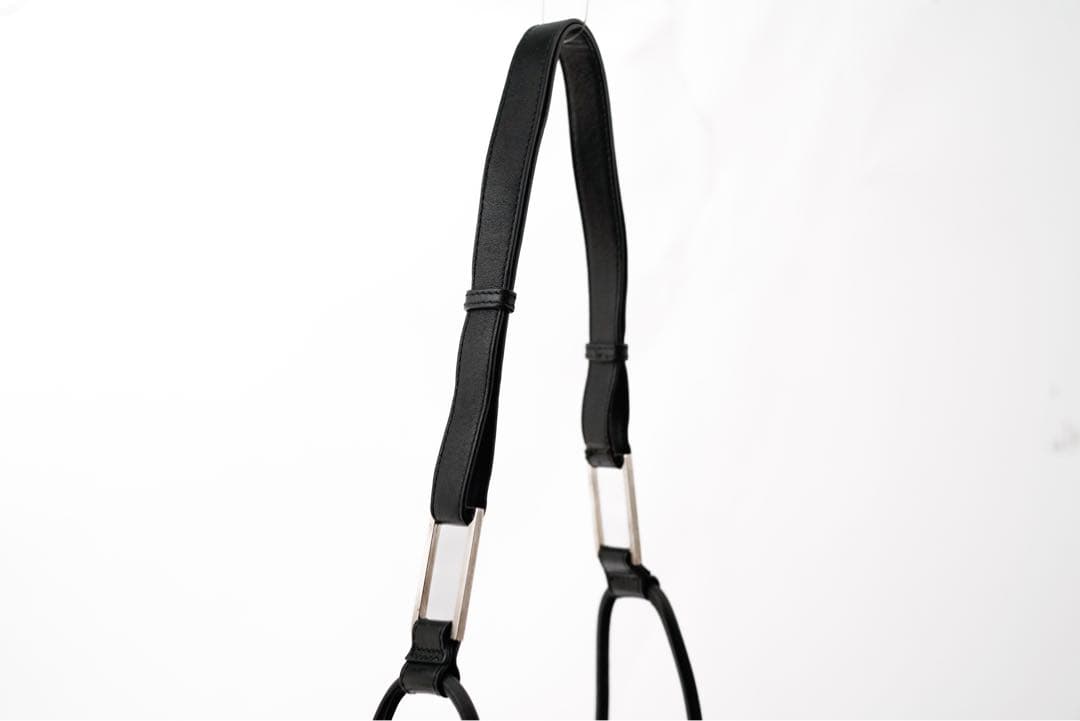 バッグ GUCCI TomFord Black Leather Shoulder Bag