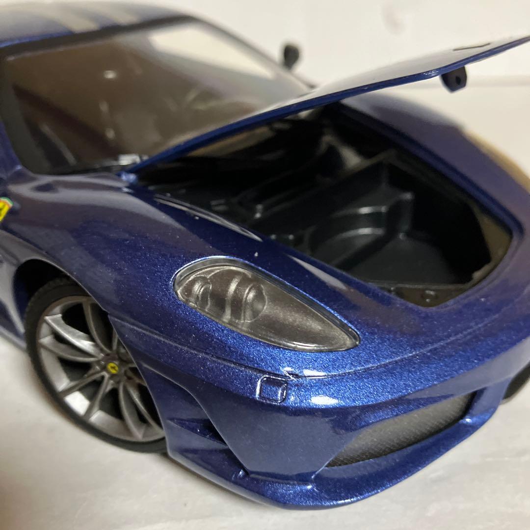 1/18ホットウィール ⭐️フェラーリ　430 スクーデリア⚡️ブルー　箱付き美品✨