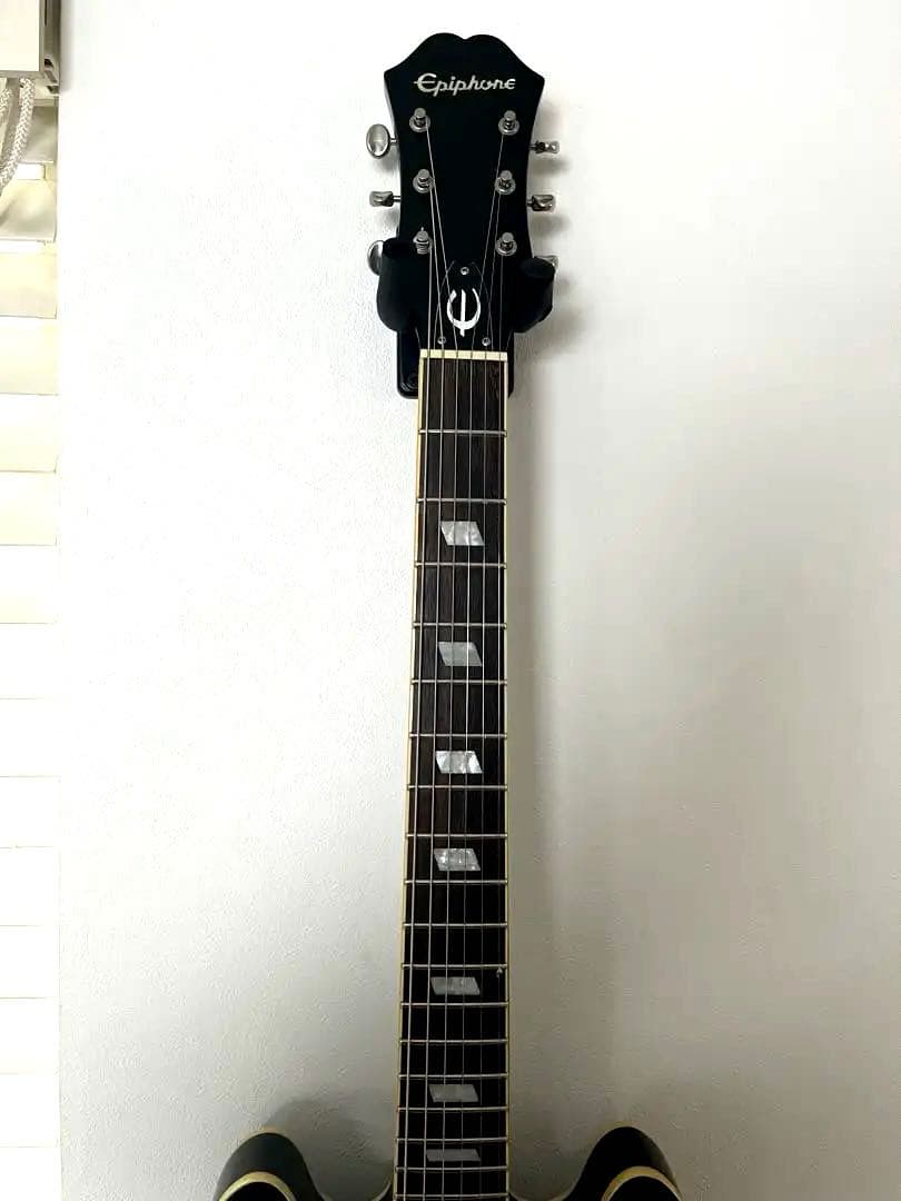 美品　Epiphone casino coupe ブラック エレキギター