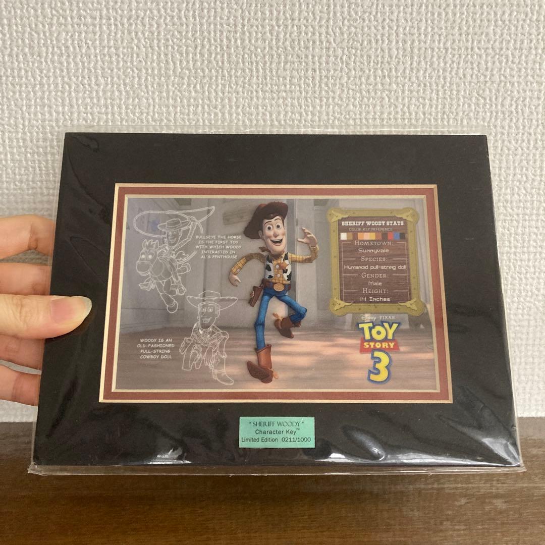 ディズニー　トイストーリー　ウッディ　セル画