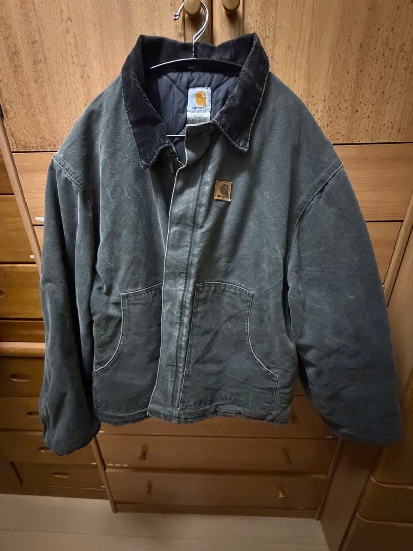 【希少カラー】USA製 Carhartt トラディショナルジャケット MOS