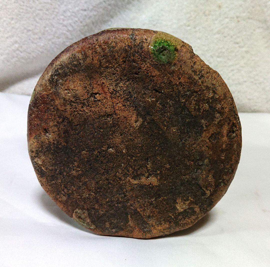 一休庵道年造　花生木箱付き A455