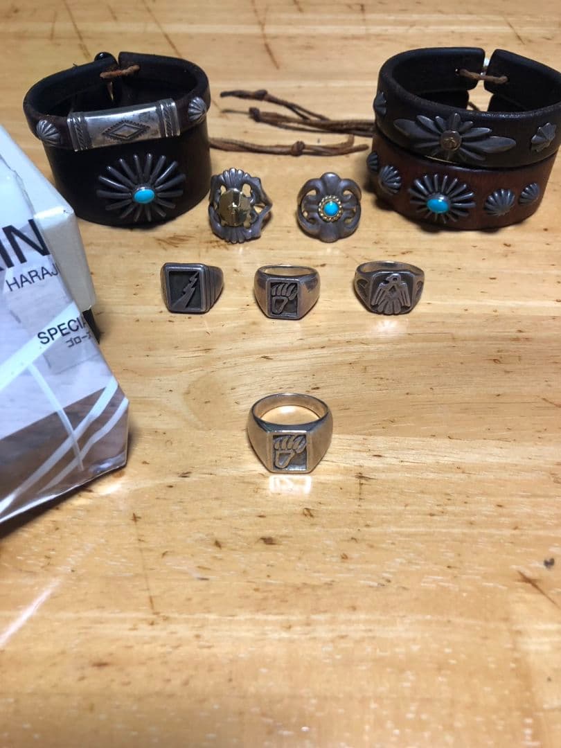 ゴローズ熊の手リング19号中古未使用