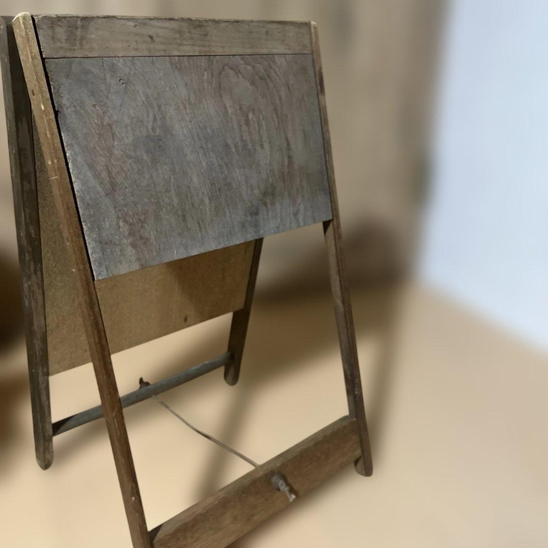 立て看板　案内板　A型看板 古道具　レトロ　蚤の市　古民家カフェ　什器　マルシェ