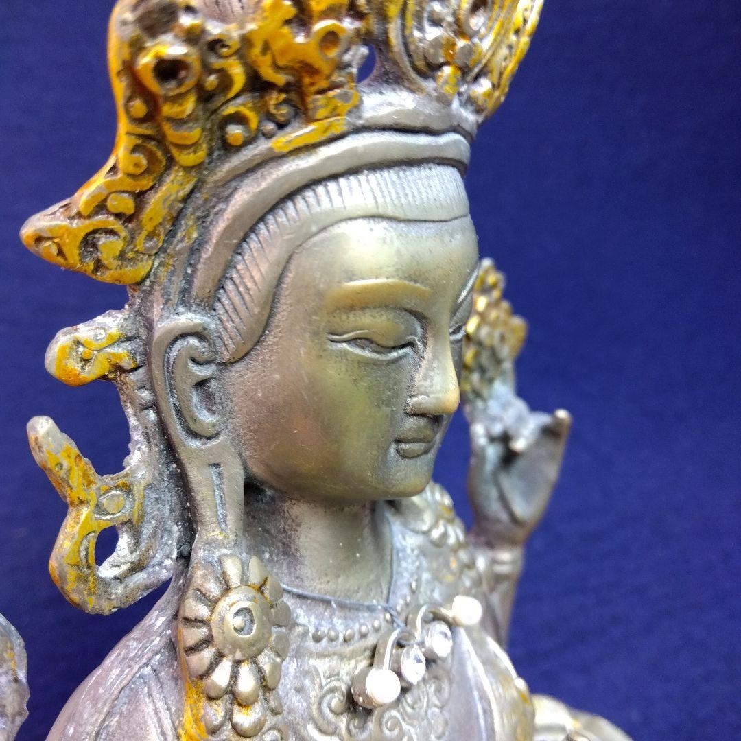 チベット仏像　四肩観世音菩薩