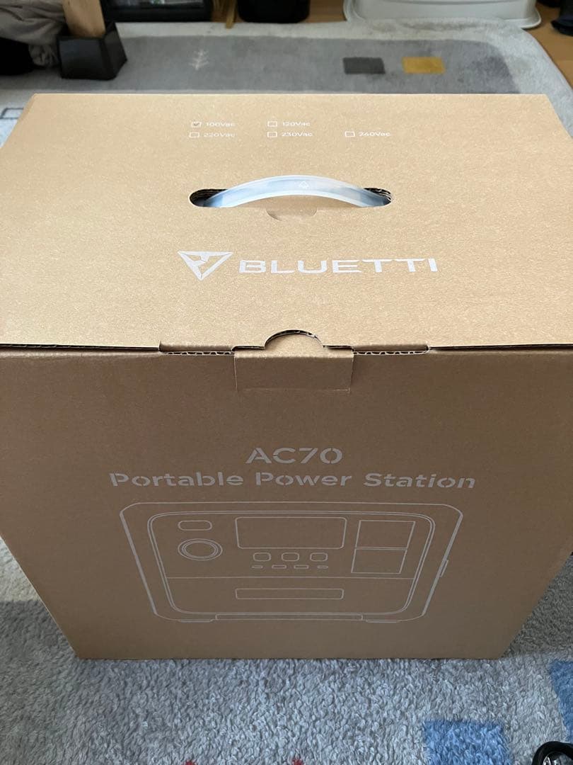 BLUETTI AC70 ブルーティー ポータブル電源