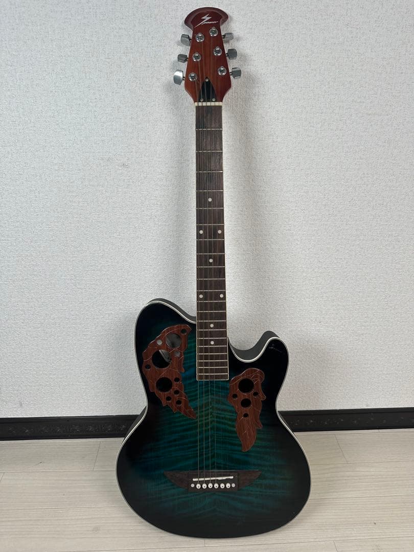 S POWER エスパワー オベーションタイプ アコースティックギター ※31※