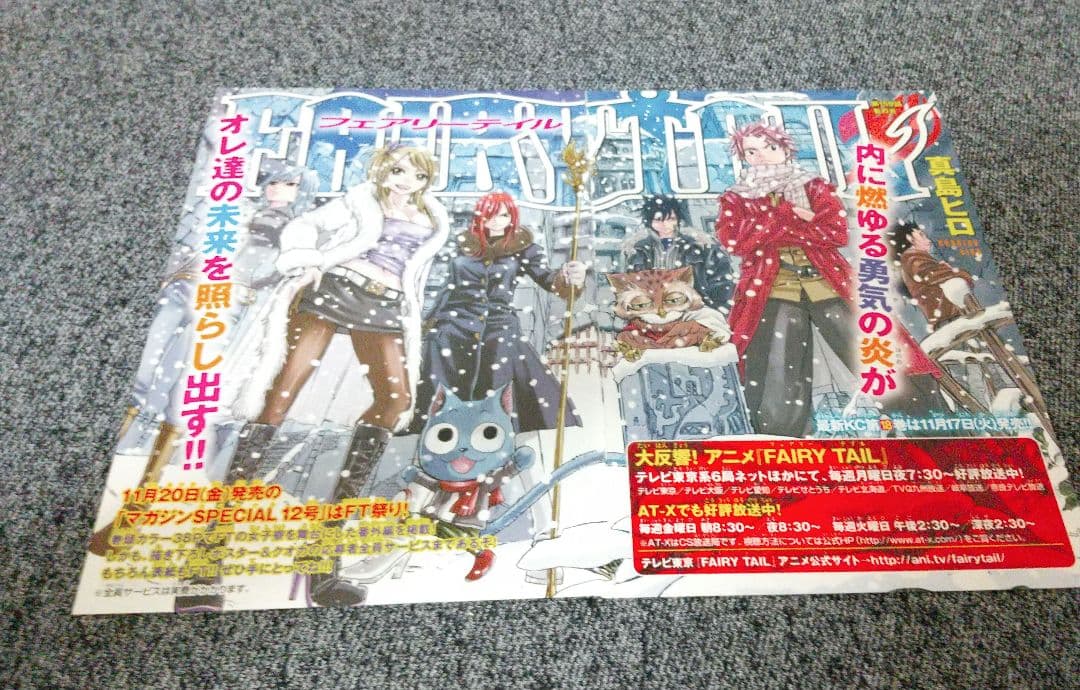 週刊少年マガジン FAIRY TAIL 真島ヒロ♡ 表紙 巻頭カラー 切り抜き♪