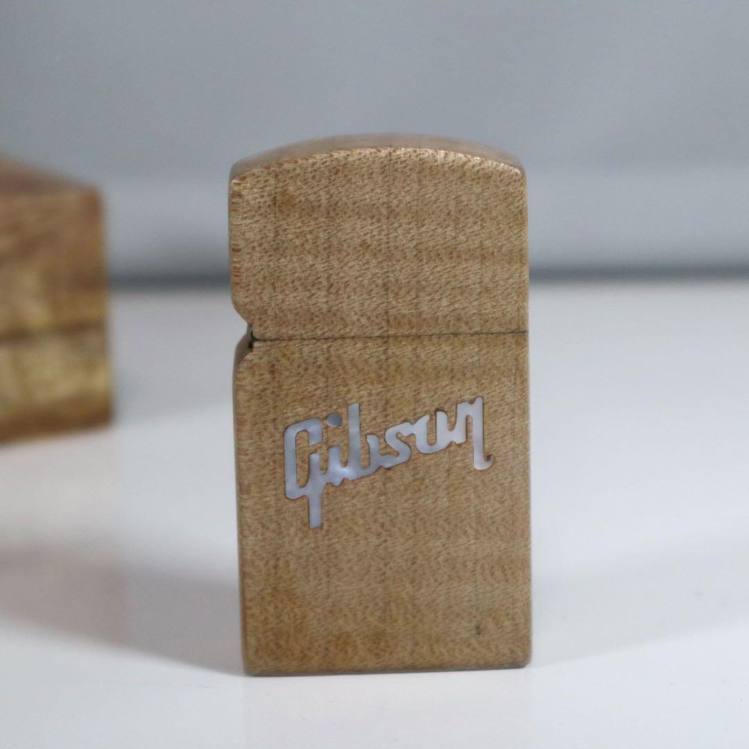 【希少】 Gibson ZIPPO USA 木製 ギブソン ジッポ ライター