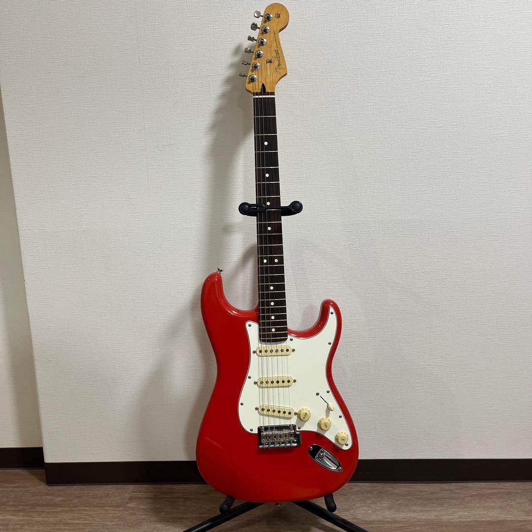 fender stratcaster player2 コーラルレッドハードケース