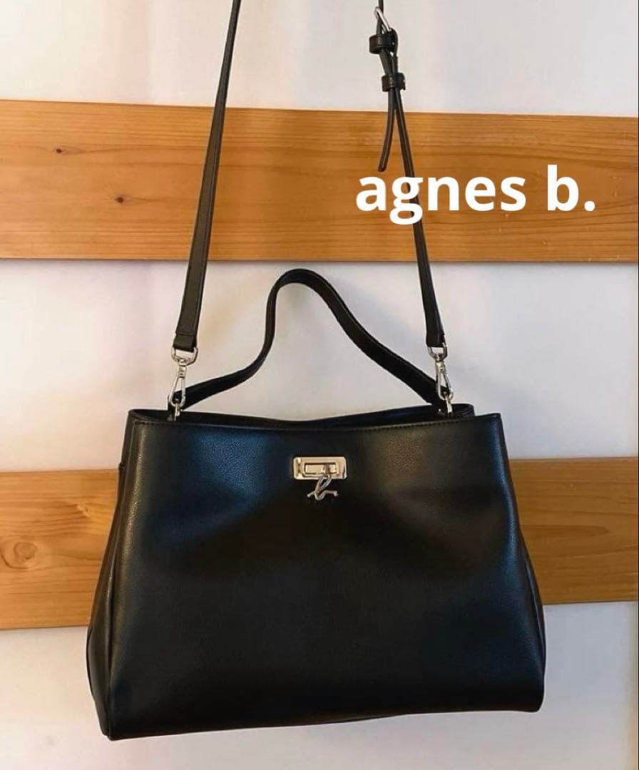 agnes b.(アニエスベー) 2way ワンハンドル ショルダーバッグ