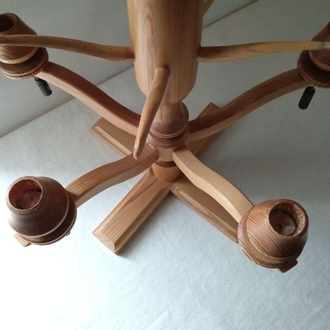 木製キャンドルホルダー 木工芸 スウェーデン 北欧 ヴィンテージ