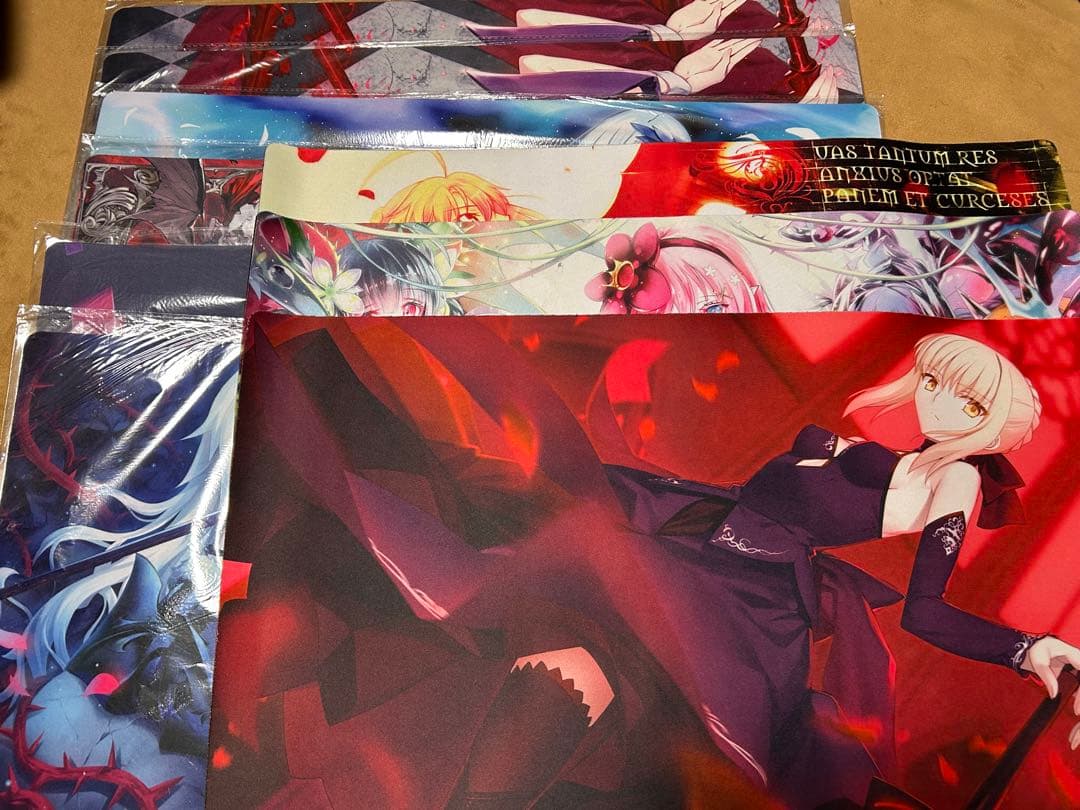 同人　プレイマット　まとめ売り　東方　fate 遊戯王