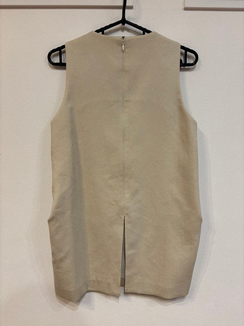 【H】neau linen tops cream