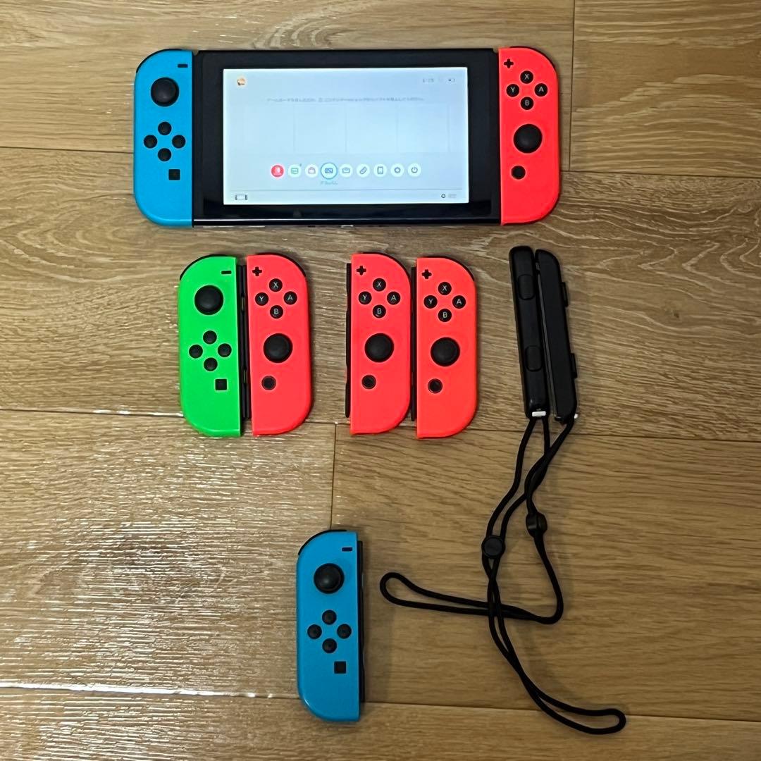 ま*ん様 【本体ジャンク】Nintendo Switch + ジョイコン 複数ま