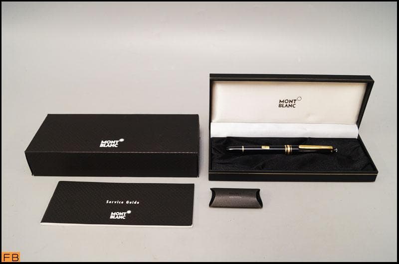 未使用 モンブラン 万年筆 ペン先14K マイスターシュテュック ケース付 箱付