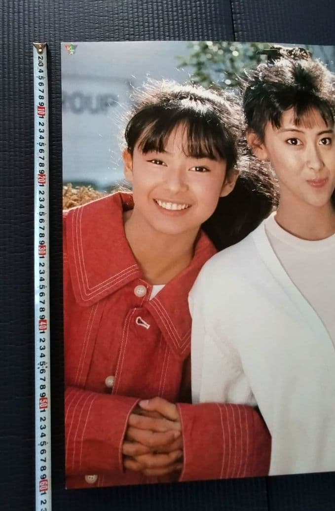 中山美穂さんと後藤久美子さん　「ママはアイドル」のパネルです