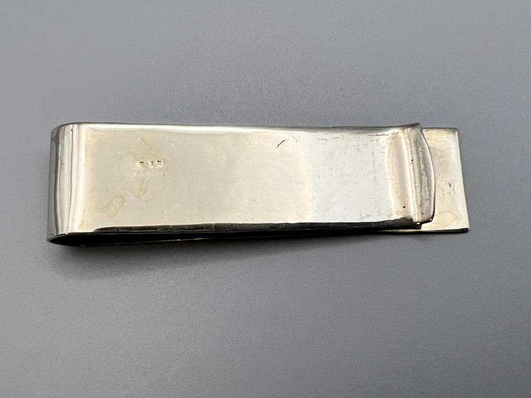 銀製　STERLING　刻印　シガレットケース　マネークリップ　カフス　117g