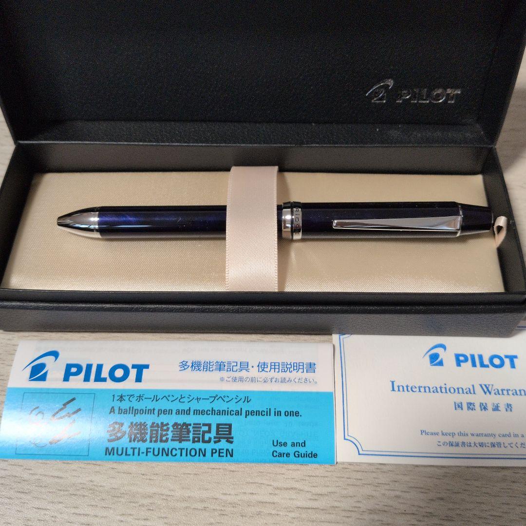 新品　PILOT　多機能筆記具　RiDGE　ボールペン ブラック＆ブルー