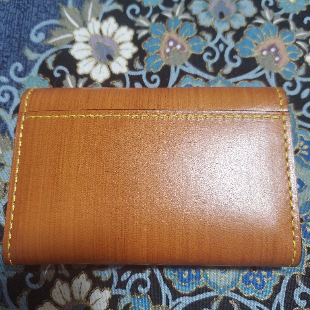 BROOKLYN MUSEUM レザーキーケース　柿渋染め