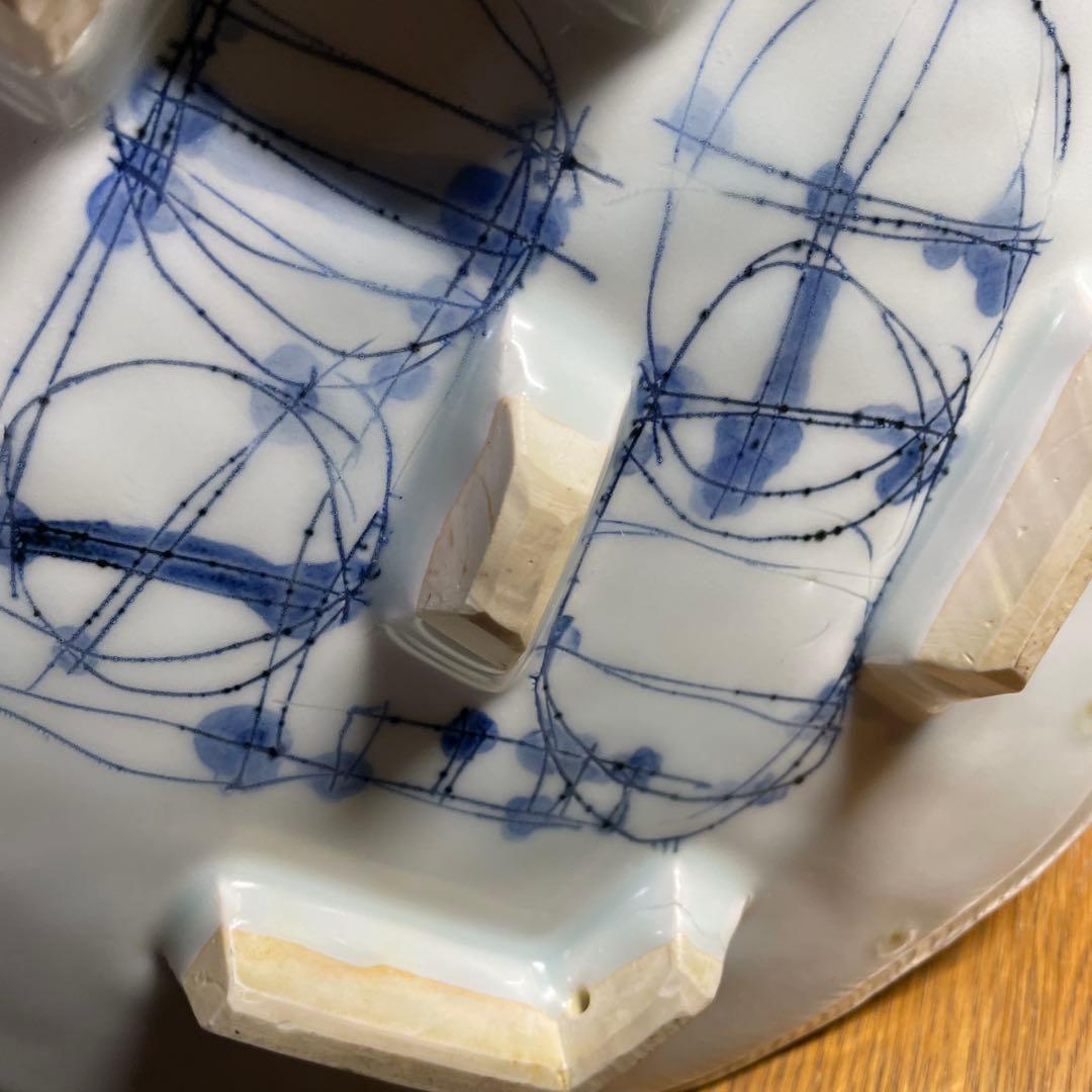 吉川正道　青白磁飾り皿