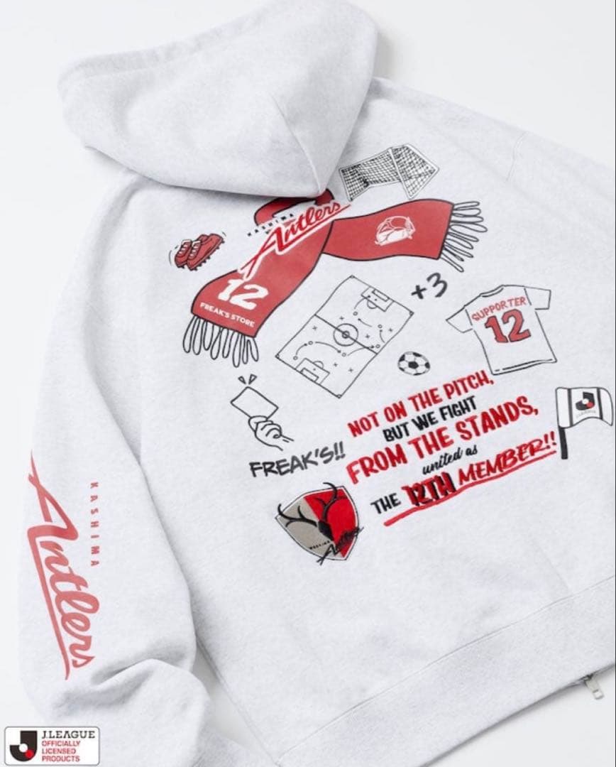 J.LEAGUE × FREAK’S STORE パーカー 【鹿島アントラーズ】