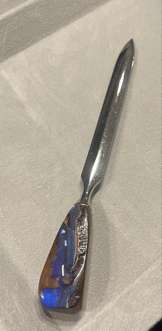 ビンテージ ボルダーオパール ペーパーナイフ レターオープナー OPAL