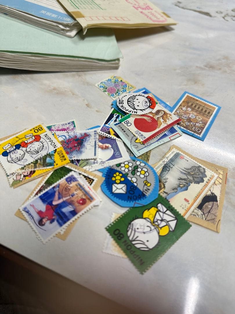 昭和50年〜　切手集　約1万枚　日本/海外