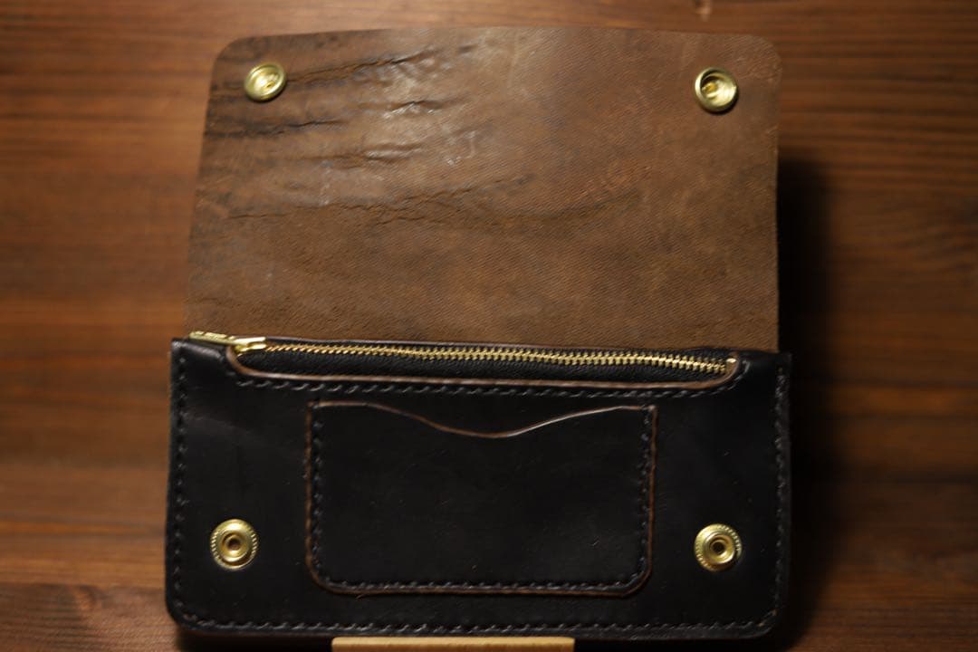 ‼️限定一点のみ‼️ 茶芯ホースバット　トラッカーウォレット‼️