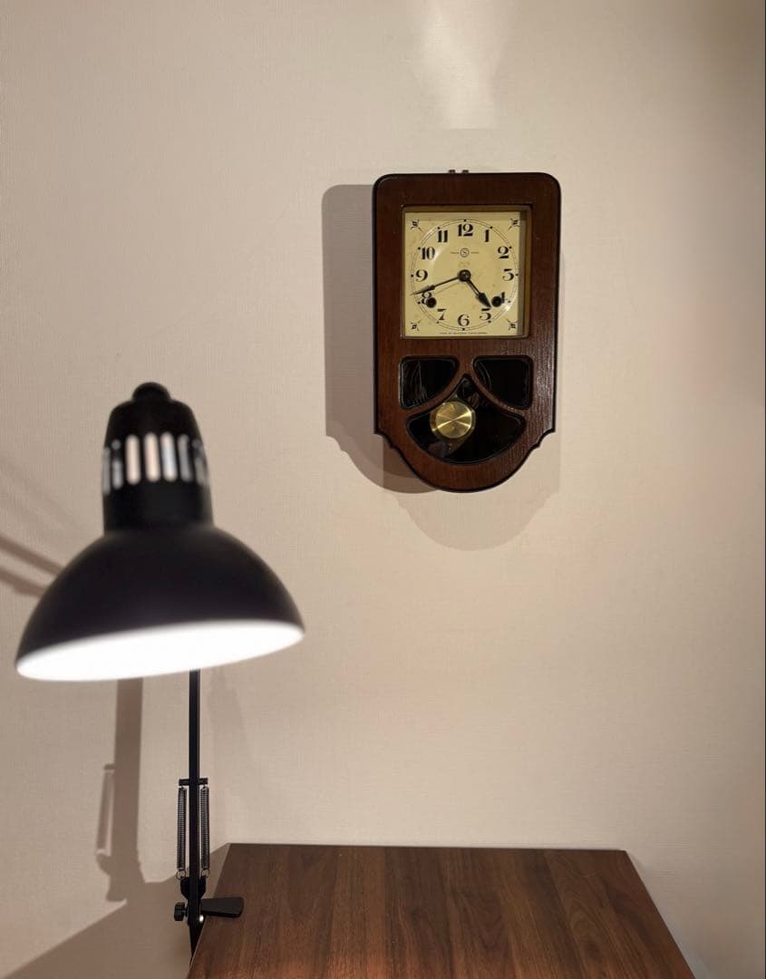 柱時計　完動品　美品　精工舎　スリゲル29號　昭和レトロ　ゼンマイ　ユンハンス