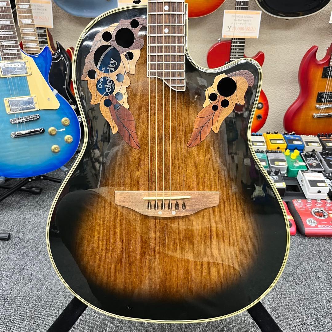 【11169】ovation CC257 オベーション エレアコ サンバースト