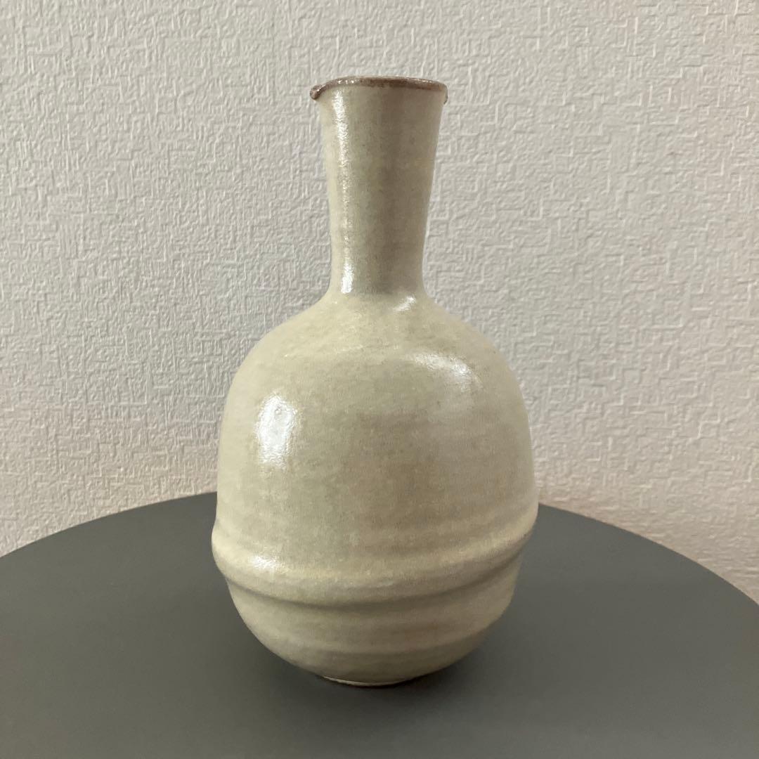 花入　赤膚焼　正人窯　大塩正人