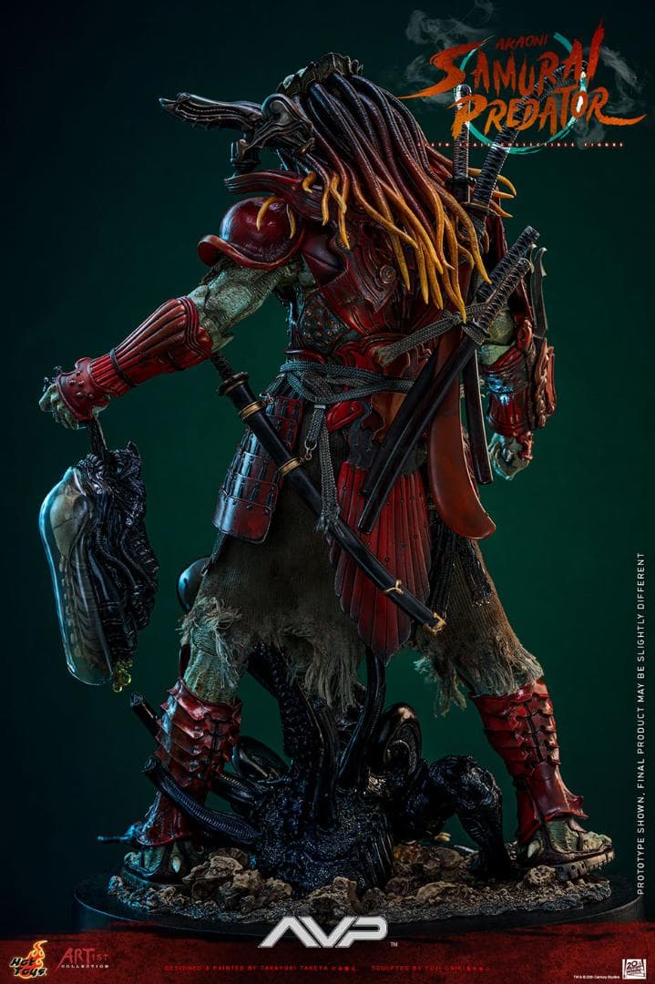 ホットトイズ 1/6 エイリアン プレデター 赤鬼サムライ・プレデター AC06