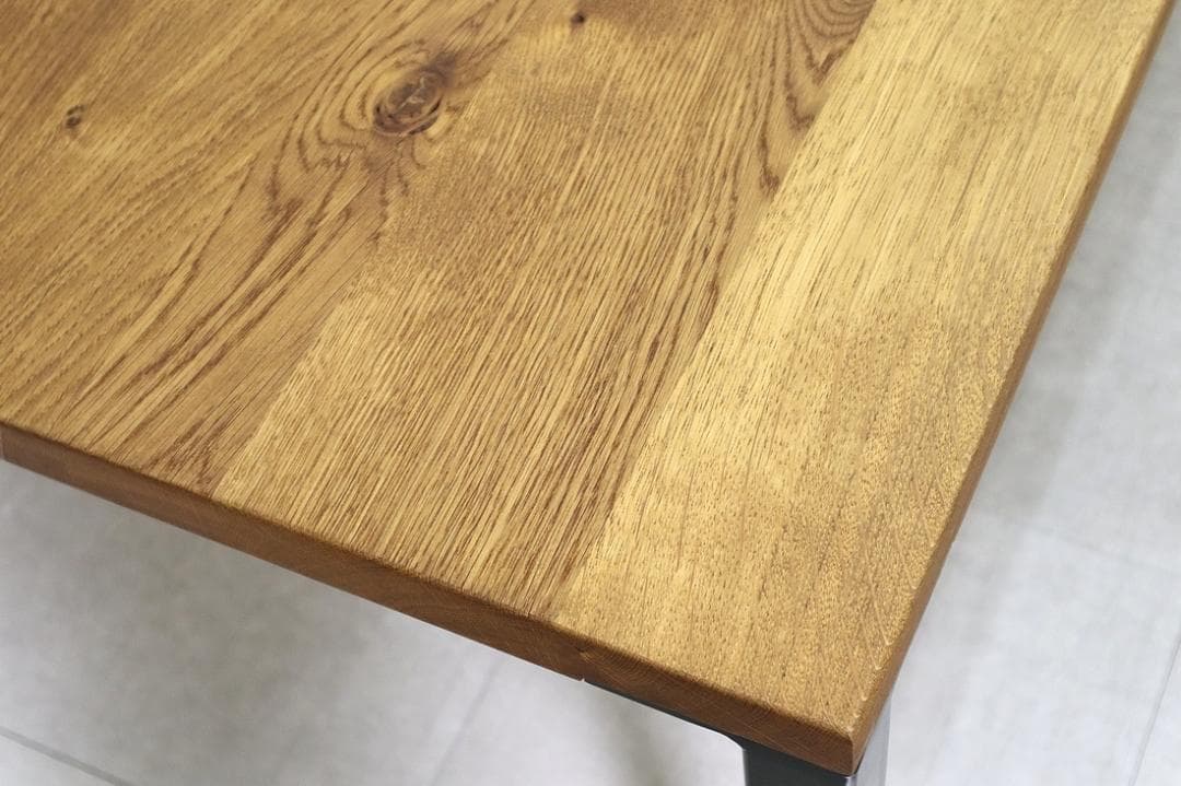 美品 クラッシュゲート 関家具 シンク ダイニング テーブル オーク 無垢材