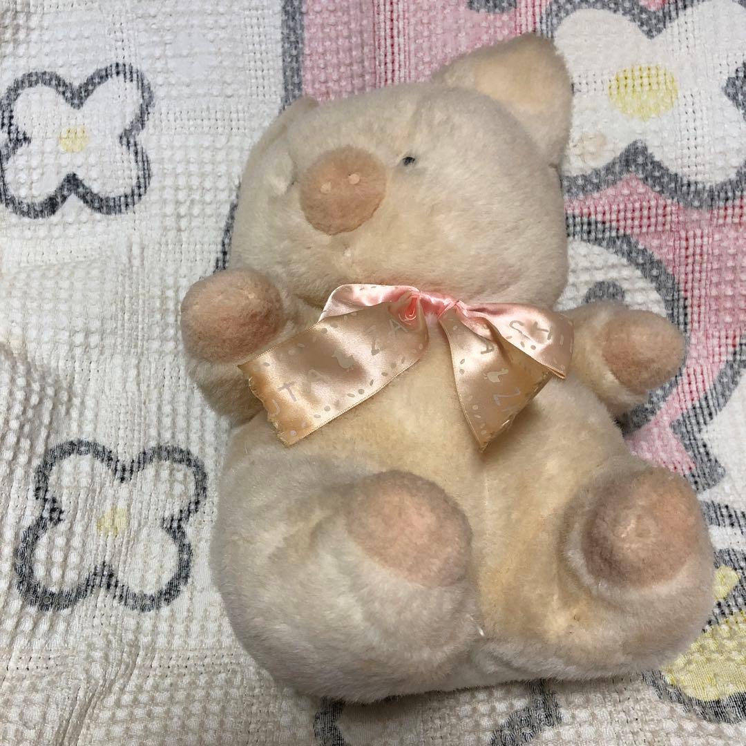 サンリオ　昭和レトロ　ヴィンテージ ザシキブタ　正規品　大きなぬいぐるみ　中古