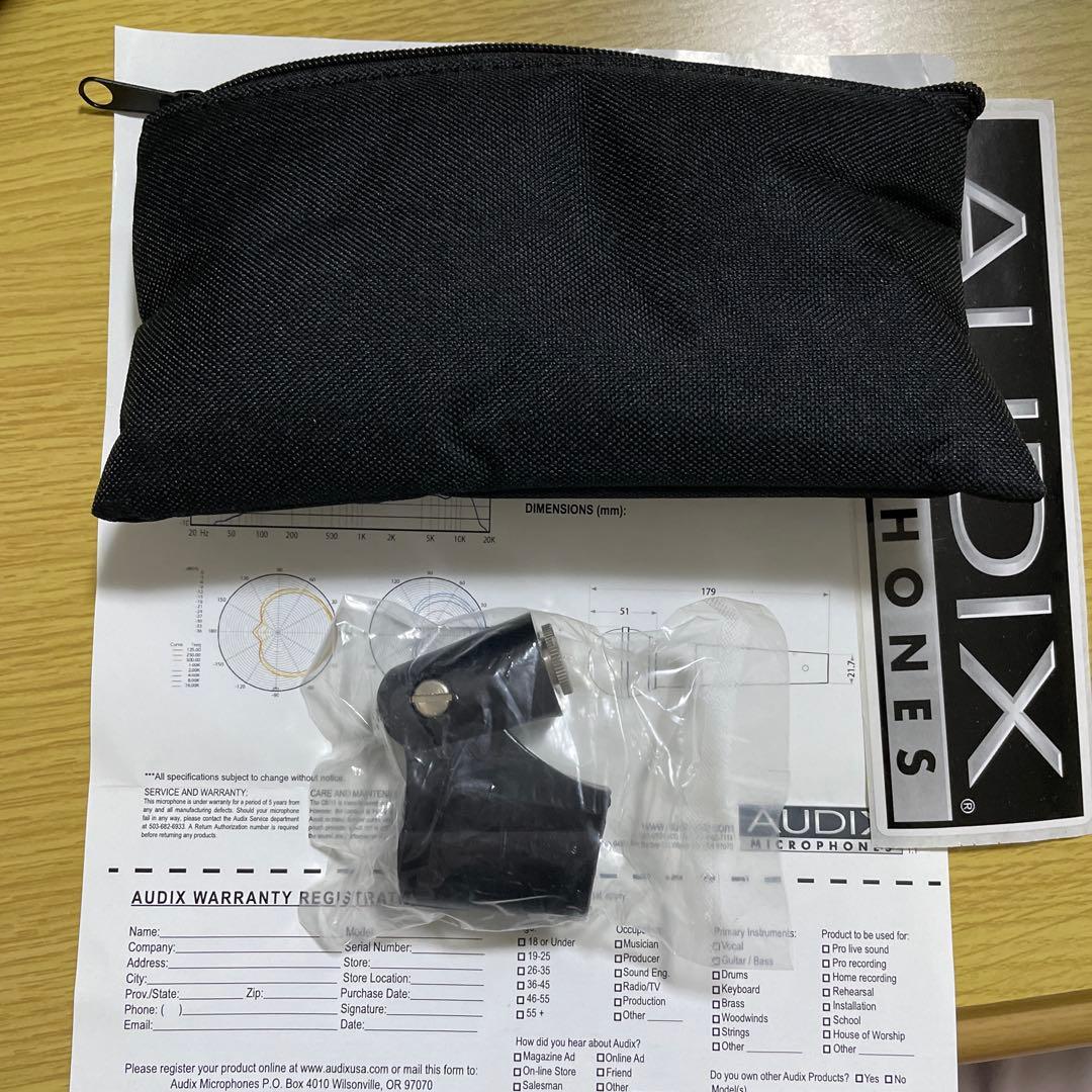 AUDIX OM11 マイク