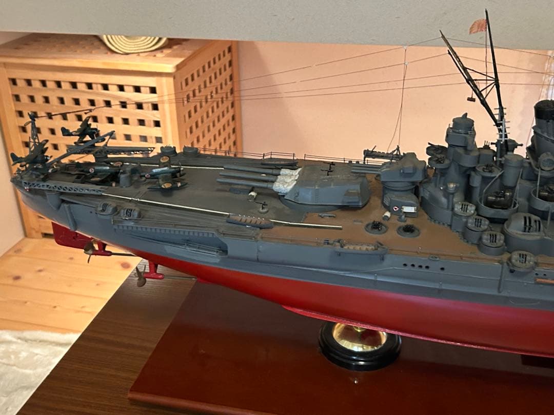 【17日まで限定値下げ】ニチモ 戦艦大和 1/200 塗装完成品